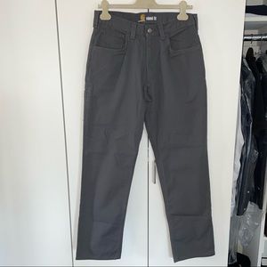 MENS. CARHARTT GRAY PANTS. 32x32. RELAXED FIT. BRAND NEW